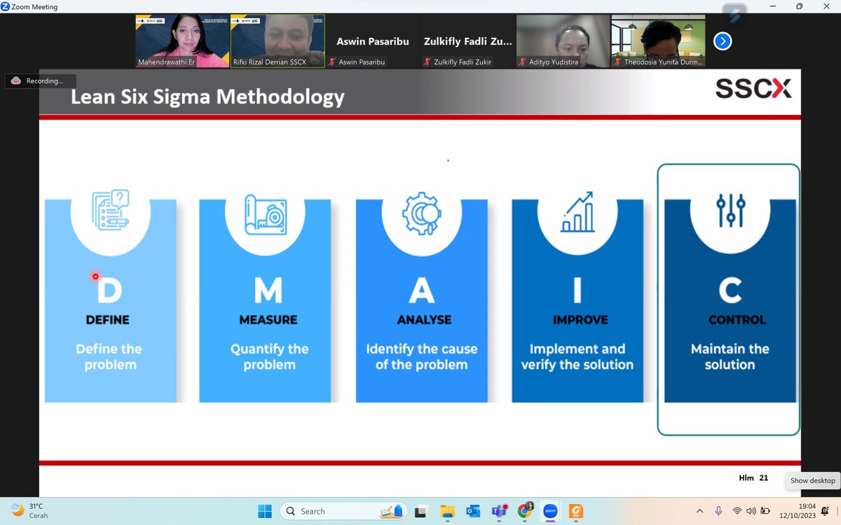 Live tonite
Belajar DMAIC

#Leansixsigma #improvement