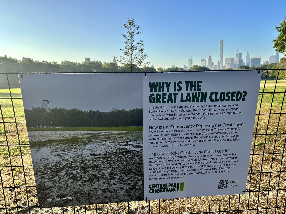 Seems like a great project for the <a href="/GlblCtzn/">Global Citizen ⭕</a> team and their partners! 

<a href="/CentralParkNYC/">Central Park</a>