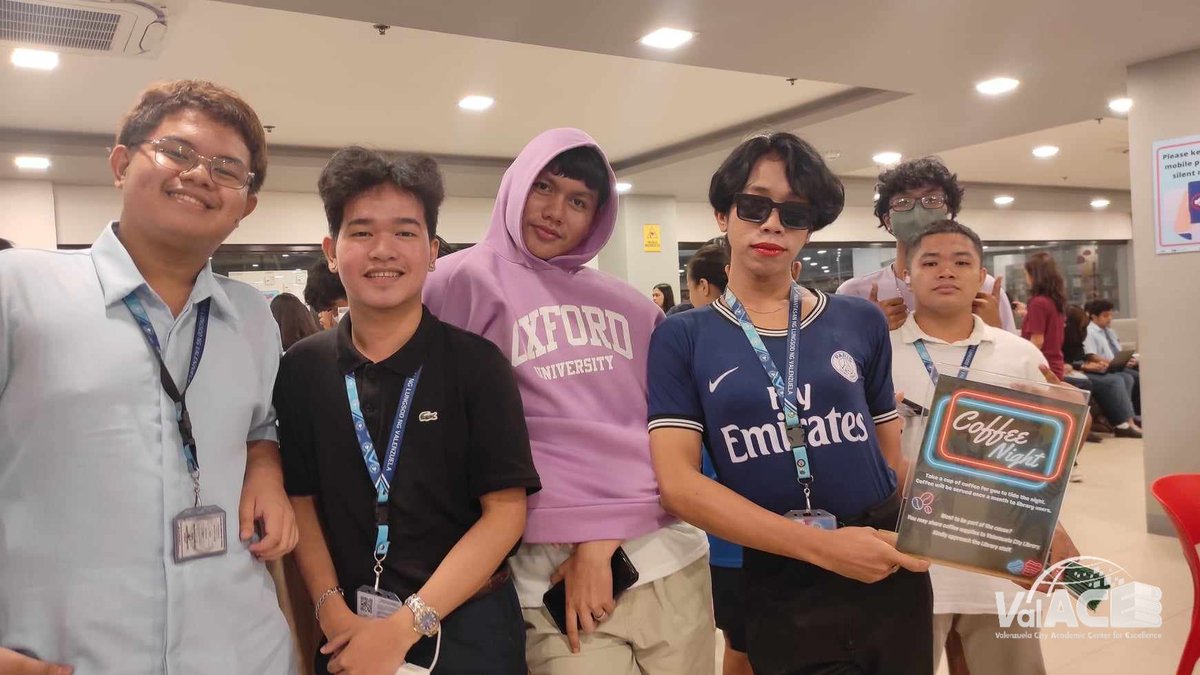 valcitylibrary's tweet photo. Tag mo yung friend mong yayayain mo magkape habang nagbabasa ng readings โ๐๐
Library users may grab some free coffee po tonight at the 2F Quiet Study Hall.
#ValACEAtNight #ValACE #AklatanNatinIto #ValenzuelaCityLibrary https://t.co/meO6C1hCKy