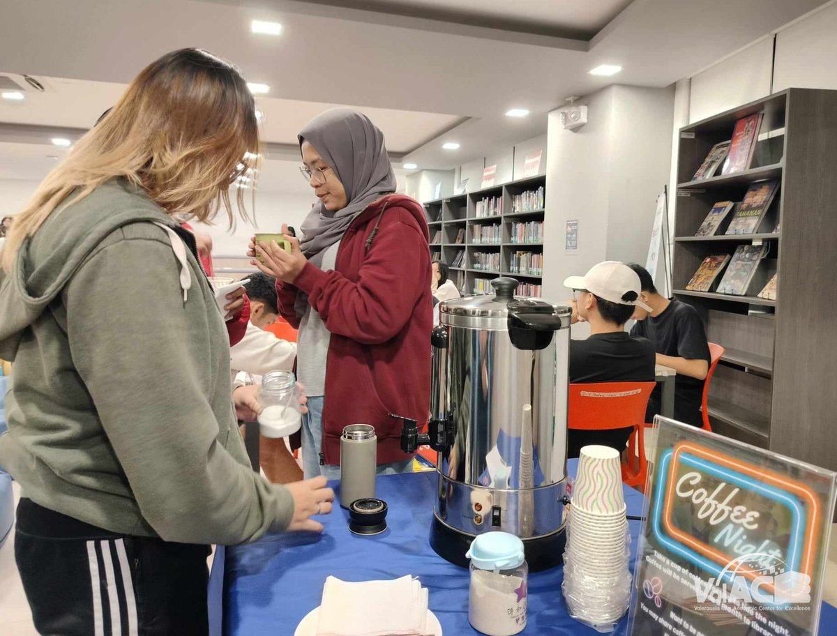 valcitylibrary's tweet photo. Tag mo yung friend mong yayayain mo magkape habang nagbabasa ng readings โ๐๐
Library users may grab some free coffee po tonight at the 2F Quiet Study Hall.
#ValACEAtNight #ValACE #AklatanNatinIto #ValenzuelaCityLibrary https://t.co/meO6C1hCKy