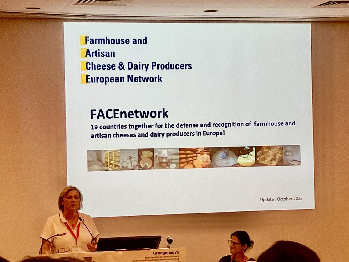 EleveursChevres's tweet image. Après une matinée d’ateliers, nous avons eu l’Assemblée Générale de #FACEnetwork, qui rassemble les fédérations représentant les producteurs laitiers fermiers et artisanaux de 17 pays UE. Puis démarrage de la Cheese Conférence, avec une présentation de la présidente Kerstin Jürss