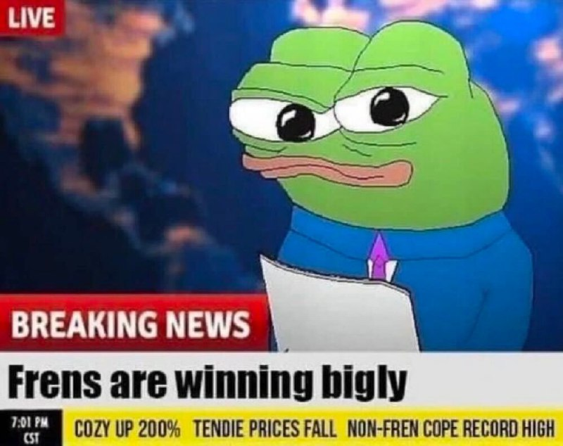 gm from the news room

frens always on the come up 📈