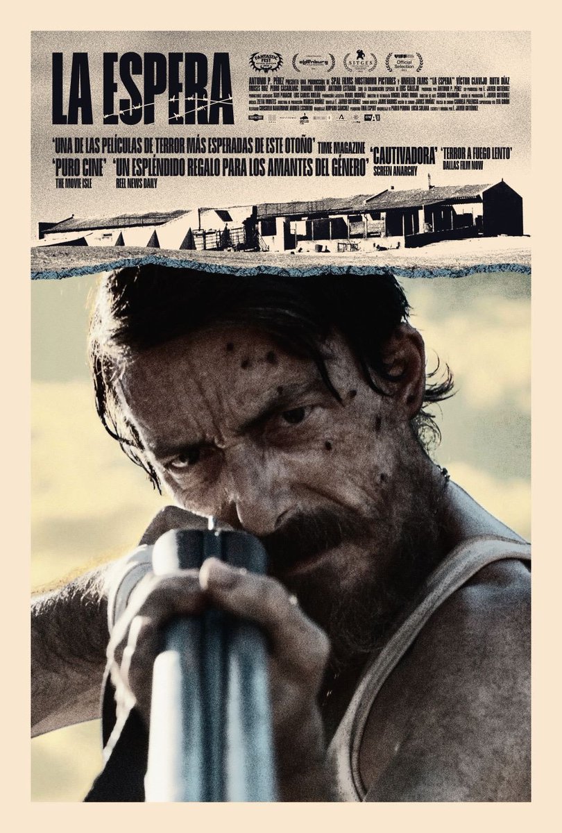 ❤️‍🔥BOOM❤️‍🔥 Menudo peliculón ha sido LA ESPERA, otra de esas joyazas de este #Sitges2023. Un thriller rural brutalísimo con tintes de western y de folk horror. Volvemos a los años 70, el guarda de una finca de la sierra andaluza acepta el soborno de un cazador.⤵️