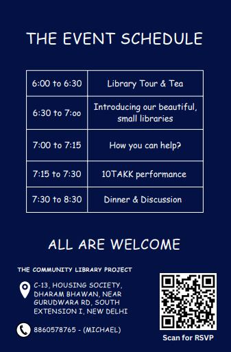 ShafaliShafali's tweet photo. If you are in Delhi next week, don't miss this event. @CommunityLibPro https://t.co/z7SWRN0Kxg