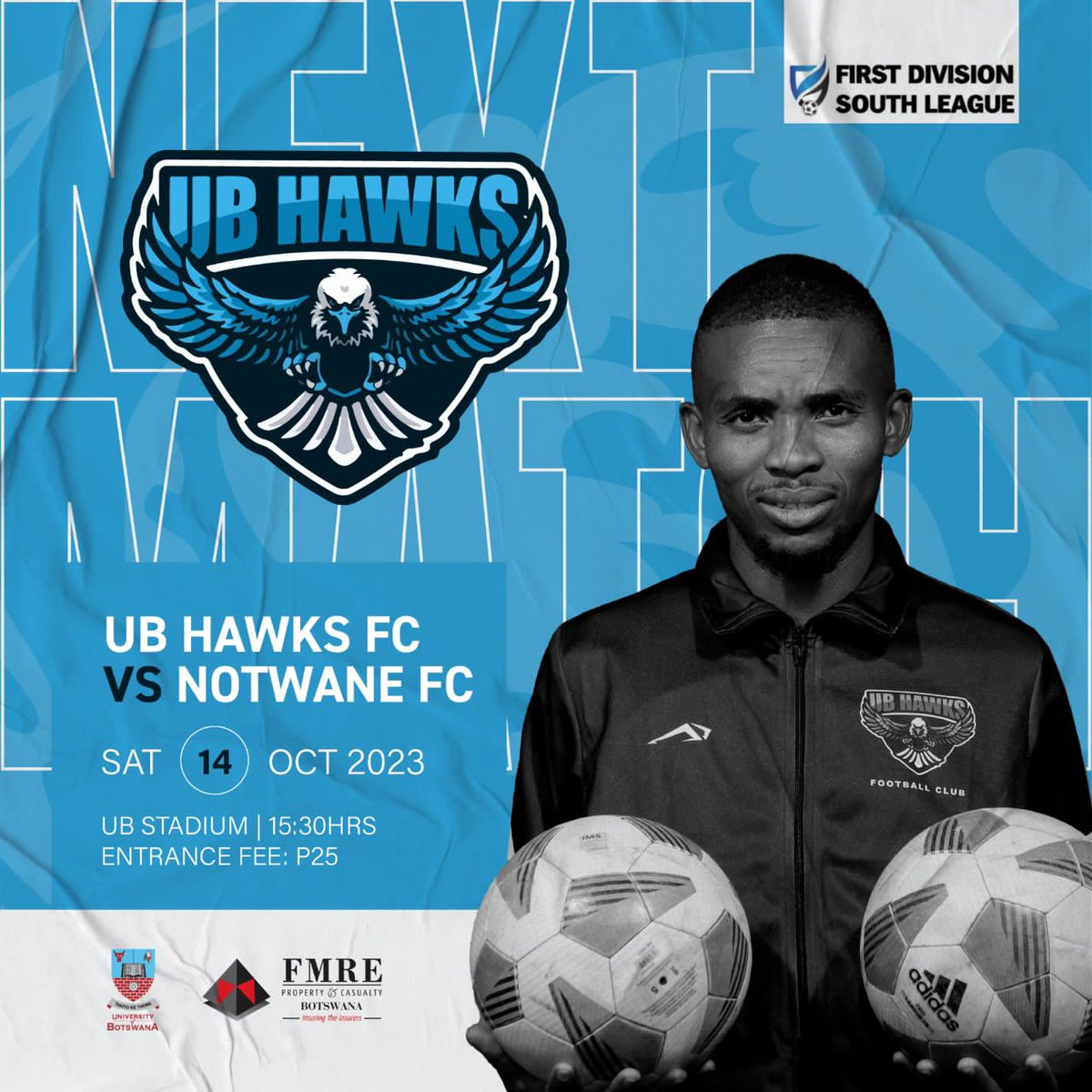 UBBotswana's tweet photo. #Oct14 #UBStadium
UB vs Notwane
Entrance fee: P25 https://t.co/OY99gtISs8