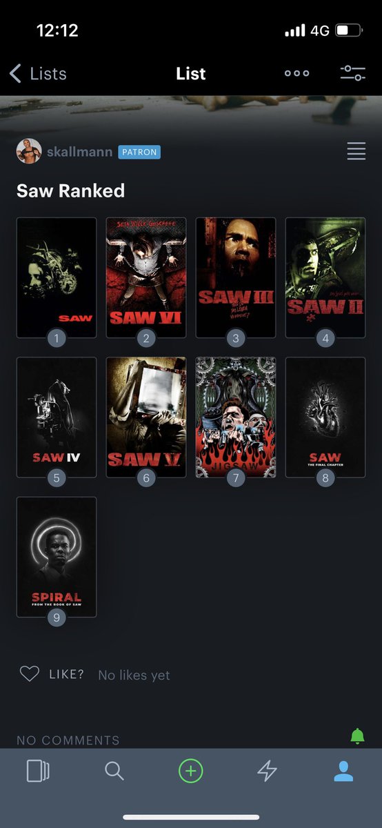 buinn að eyða seinustu dögum í að horfa og bjó til lista😋👍