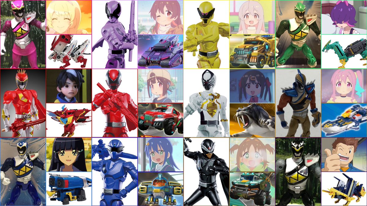 #PowerRangers #Insectrons (#Kingohger ) (Part 1)

Insectrons Red-Momiji Hozuki
Insectrons Blue-Nayuta Tenkawa
Insectrons Yellow-Mahiro Oyama
Insectrons Black-Asahi Oka
Insectrons Purple-Miyo Murosaki
Insectrons Hunter-Mihari Oyama

#WeCareaboutPowerRangers