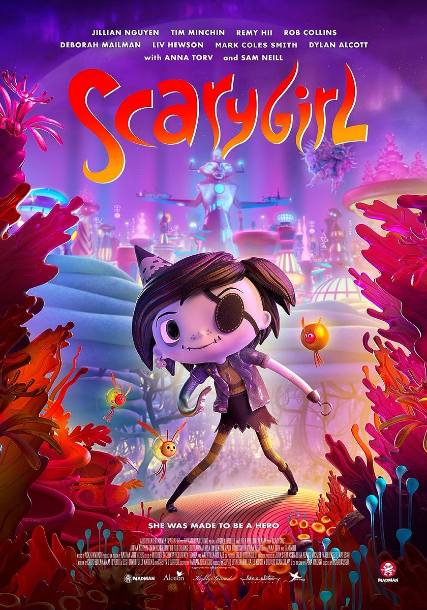AussieCatDoll's tweet photo. GREAT NEWS #AnnaTorv FANS!!! The adventurous Australian animation 'Scarygirl' by Madman films will be entering Australian cinemas on OCT 26th! https://t.co/vjf5iP6fmN