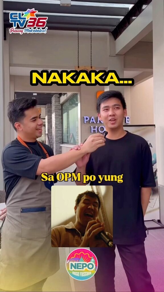 CLTV36's tweet image. Nakaka… excite this weekend dahil sa 1st-ever Nepo Music Fiestaval

#StreetInterview #AskingRandomPeople #CLTV36 #PusungMakabalen instagr.am/reel/CyTFwcnJb…