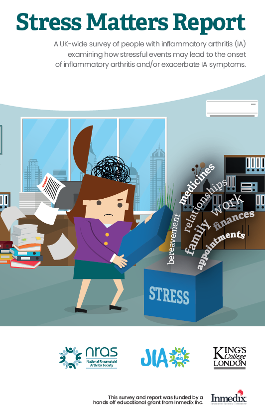Latest report from <a href="/NRAS_UK/">NRAS</a> on how stress impacts on inflammatory arthritis.