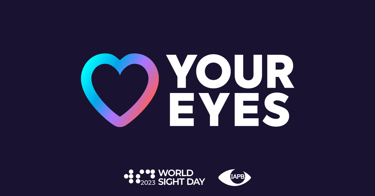 Today is World Sight Day! Here are some facts from IAPB: Of the 1.1 billion people with vision loss, over 50% are female. Women are 40% less likely to utilize eye care services. #LoveYourEyes