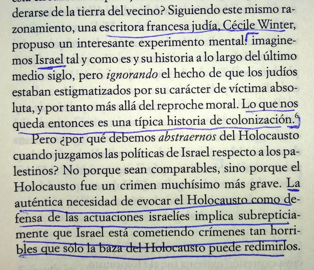 IkerMadrid12's tweet photo. decía zizek que "la auténtica necesidad de evocar el Holocausto como defensa de las actuaciones israelíes implica subrepticiamente que Israel está cometiendo crímenes tan horribles que sólo la baza del holocausto puede redimirlos" https://t.co/CgDvKiYGcL