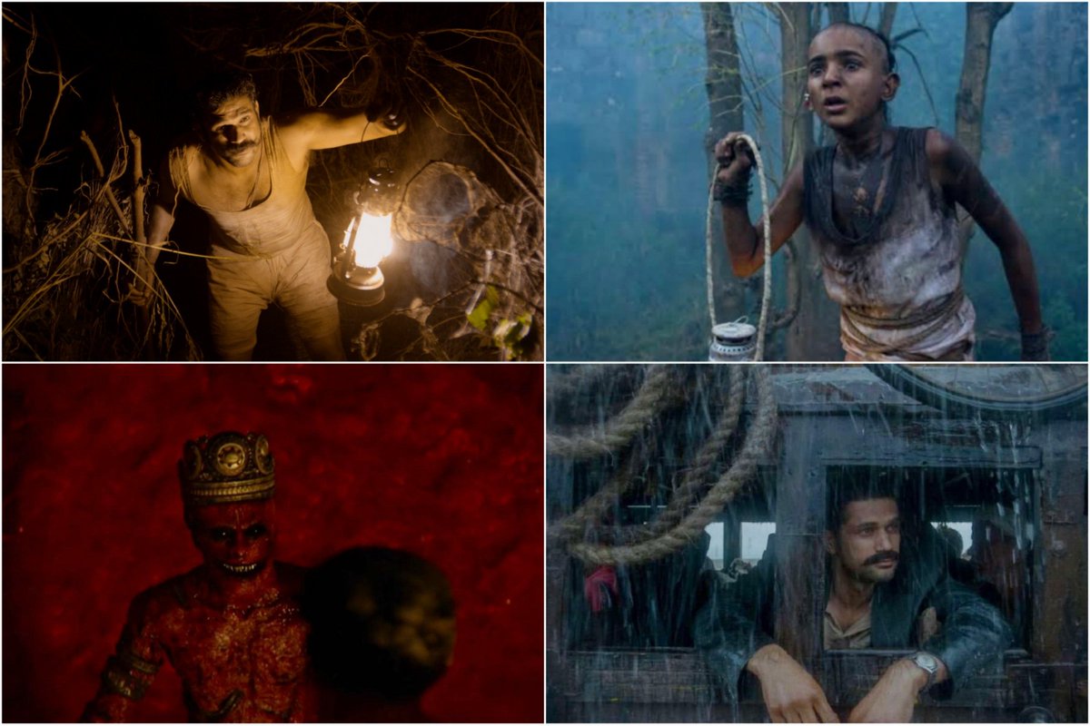 mimansashekhar's tweet photo. #Tumbbad redefined themes of greed, patriarchy, horror & oppression. A visual spectacle, it mainly used four colour tones - blue, grey, red & gold, making each frame, a painting!

It took 6 years to make
It completes 5 years today!
Have you watched it?
------
Trivia: Editor #SanyuktaKaza came onboard after several production glitches. She was given a rough cut which she deleted entirely & started from scratch. She asked screenplay writer Adesh Prasad to rewrite some dialogues, including the grandmother tree scene
#SohumShah