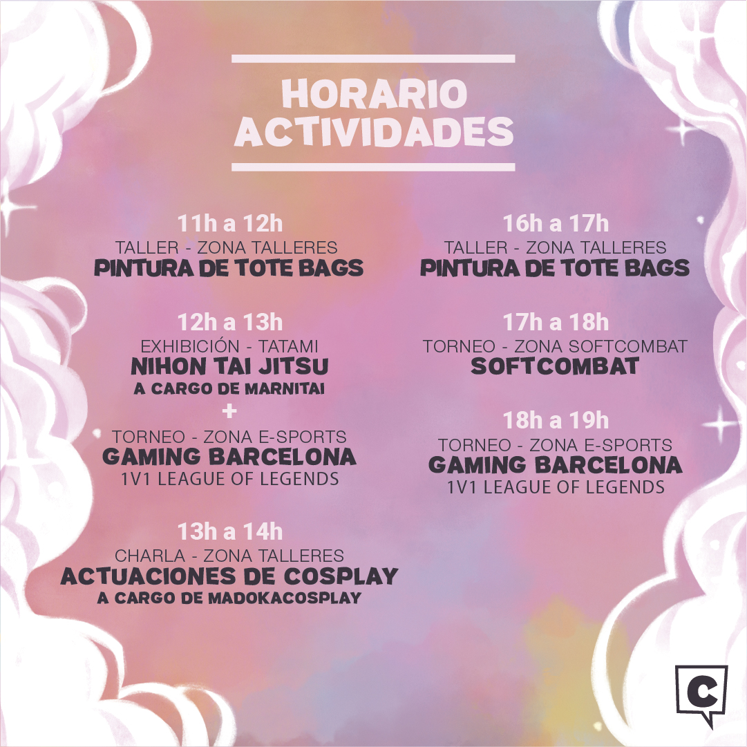 comic_martorell's tweet photo. Os compartimos el horario y les invitades de este sábado! https://t.co/2wFnwV7VHE