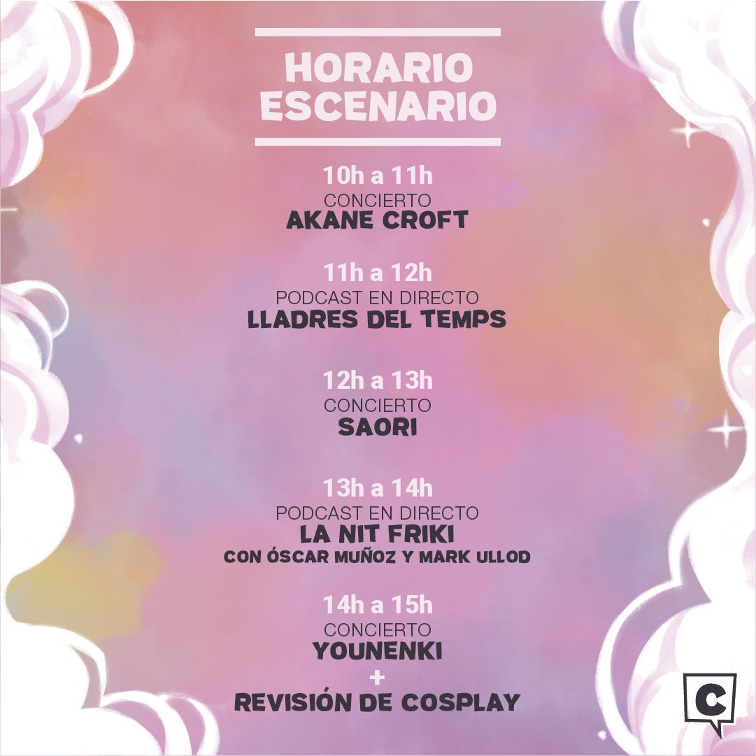 comic_martorell's tweet photo. Os compartimos el horario y les invitades de este sábado! https://t.co/2wFnwV7VHE