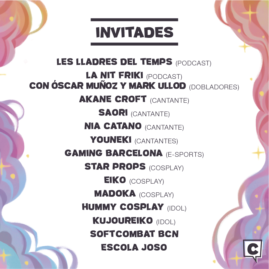 Os compartimos el horario y les invitades de este sábado!