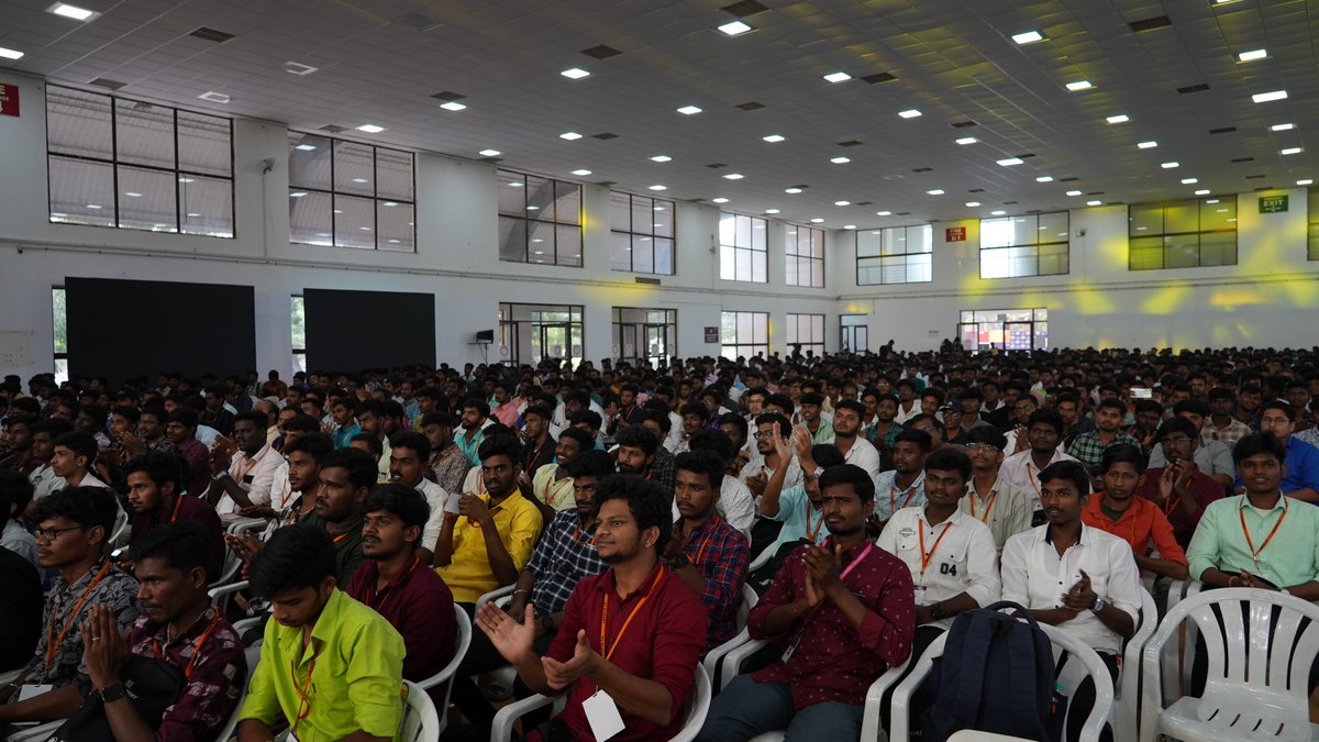 ictacademyindia's tweet photo. Mike Murali, Chief Fun Officer, Capgemini India delivered a spectacular keynote at the ICT Academy Youth Leadership Summit 2023.

Murali spoke about "The 5E Essentials: Evolution, Education, Environment, Experiment, Enjoyment."

#ictacademyindia #YouthTalk2023 #YLS23 https://t.co/jot4jh9rj0