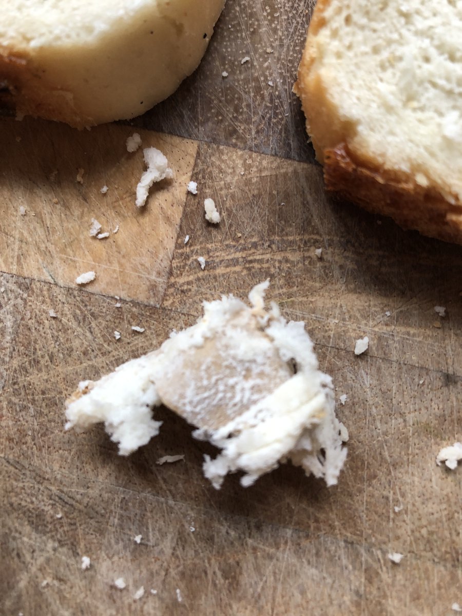 sepiashots's tweet photo. @sainburyshelp  Rather disgusted to find what appears to be a skin toned plaster baked into my bread loaf! https://t.co/xiTfOjN2FO