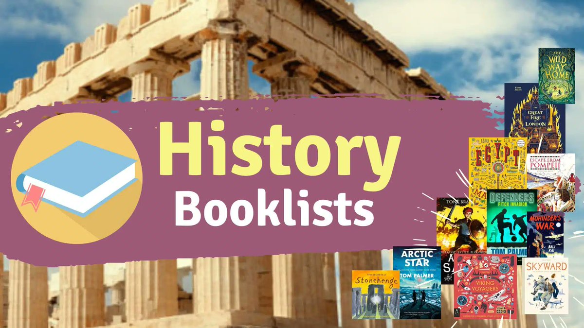 📜 UPDATED: History topic booklists: booksfortopics.com/booklists/topi…
Travel back in time with our handpicked selection of recommended children’s books for history topics. We have oodles of quality-checked book recommendations to support your history curriculum planning.