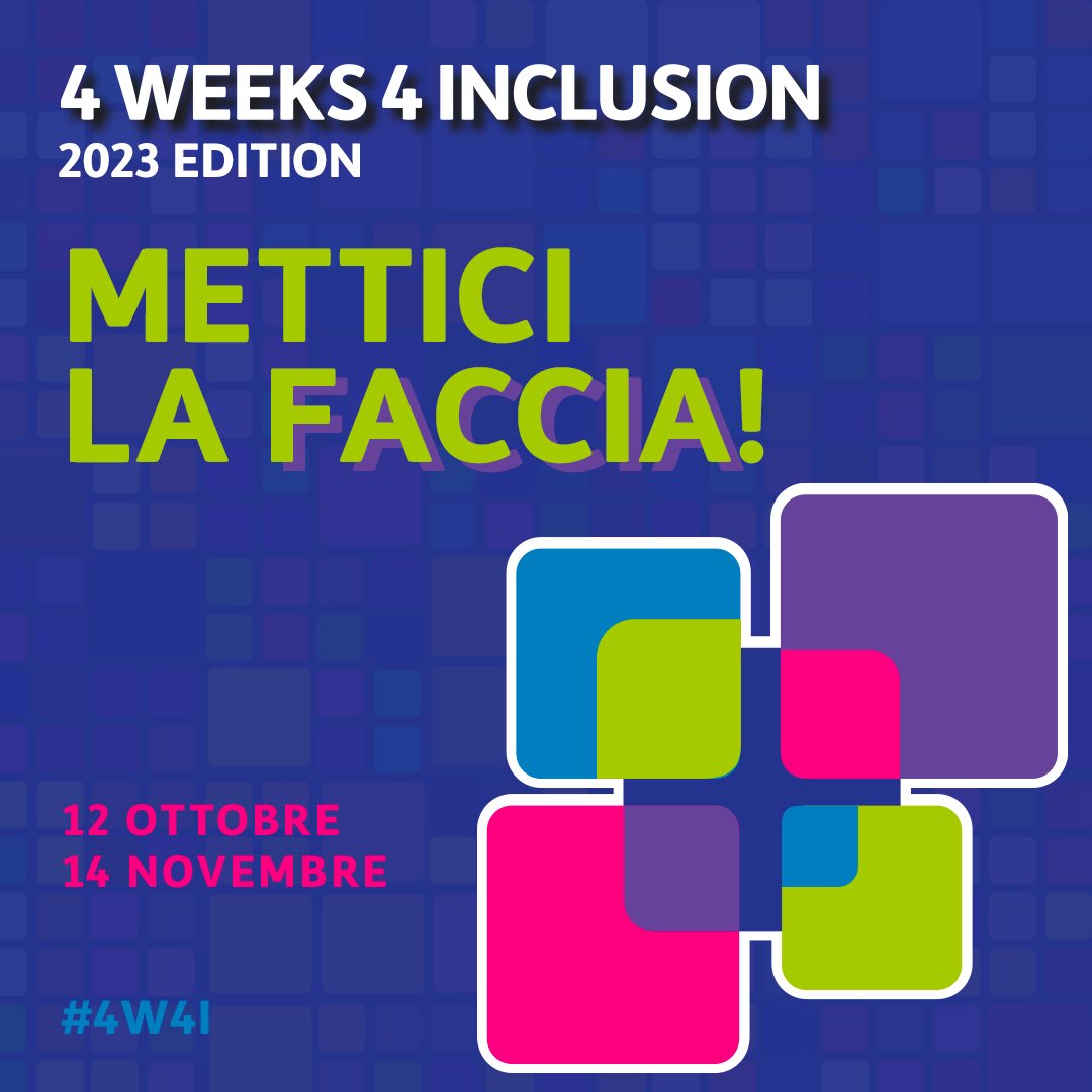 Anche #Federdistribuzione aderisce all’iniziativa “4 Weeks 4 Inclusion”. Al via da oggi la maratona dedicata al superamento di barriere e stereotipi. Scopri di più su #4W4I ⬇ 4w4i.it