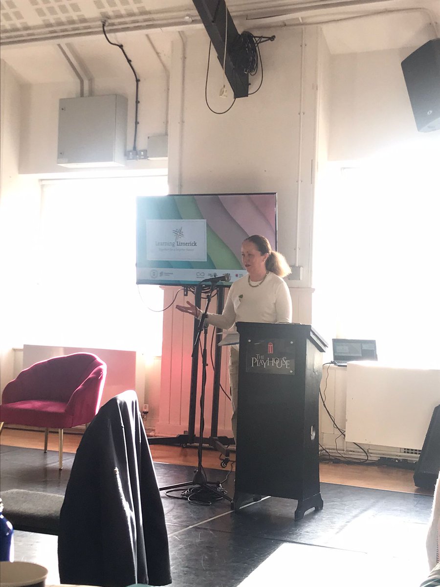 LimkLearnFest's tweet photo. Delighted to present on our Learning Limerick Ambassadors initiative in @learningcityds yesterday. A great three days of sharing best practice and learning with the Irish Network of Learning Cities. #collaboration #irishnetwork #Learningcities #unesco https://t.co/iQNAYtfnf4