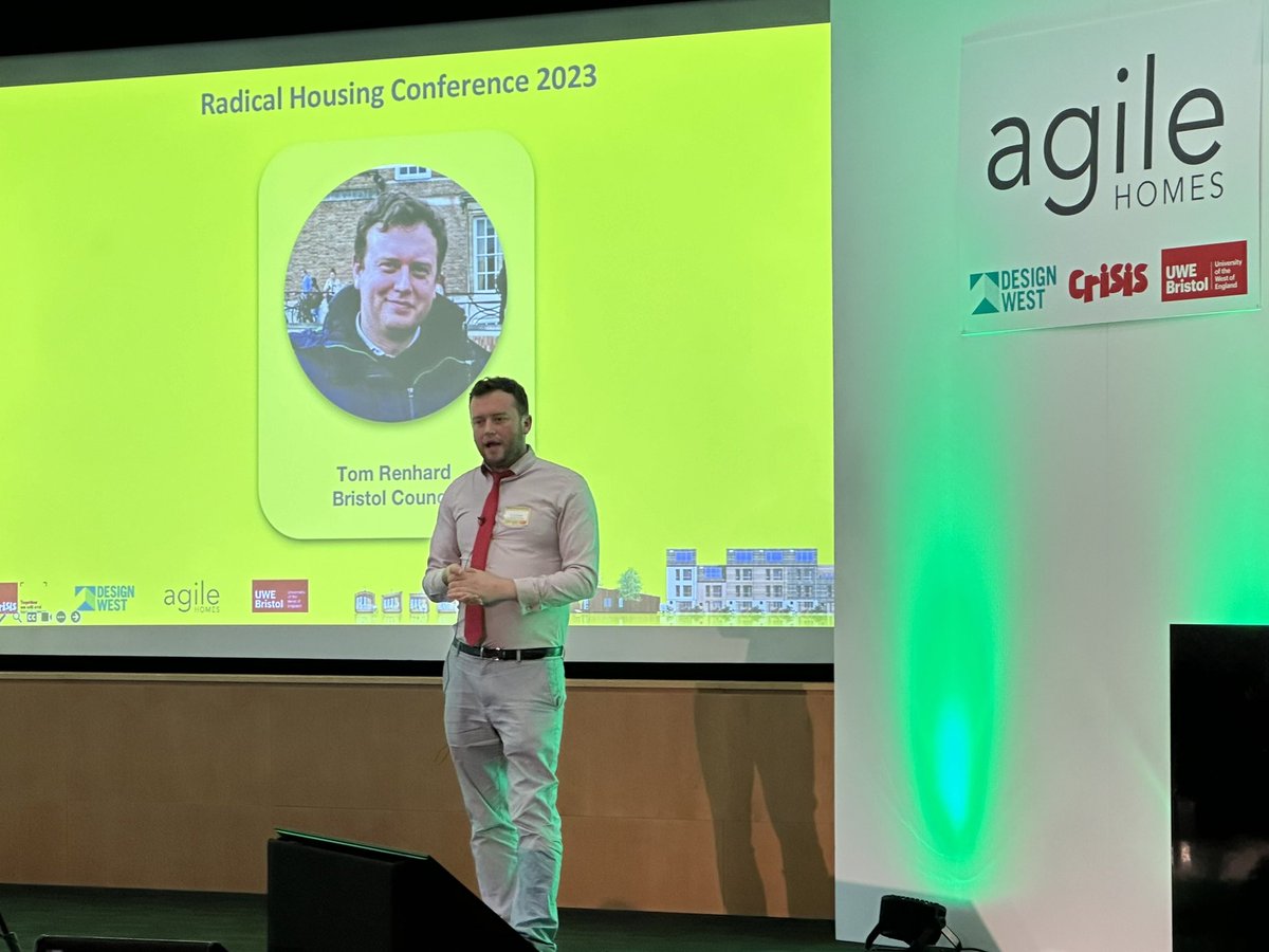 Tom Renhard of @BristolCouncil talking about innovation in housing in Bristol. Community-led homes a key part of housing delivery strategy. Lots of great examples like @WeCanMakeHomes show just what can be done when you go radical! #RHC2023