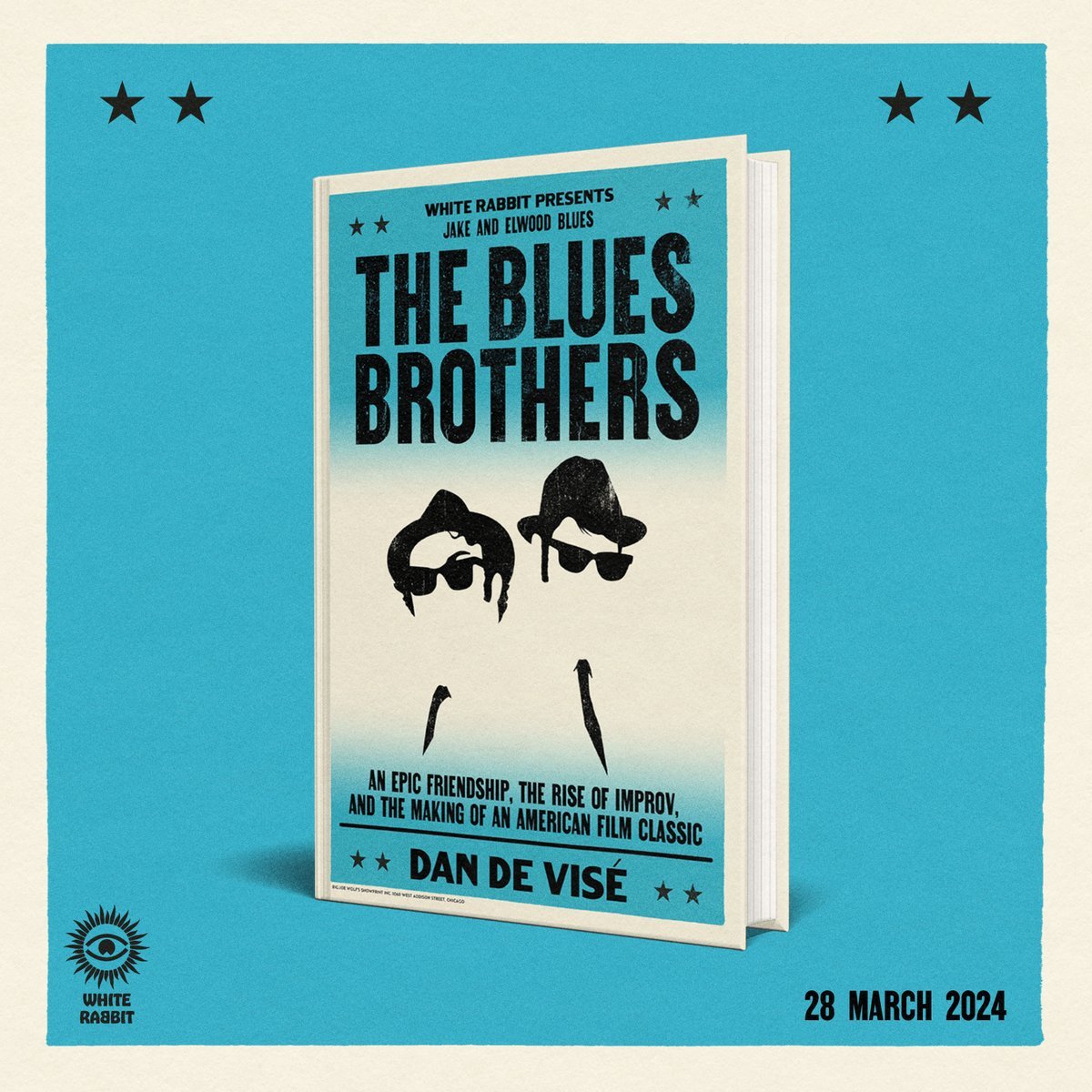 I'm so jazzed that @WhiteRabbitBks is publishing my @groveatlantic Blues Brothers book in the U.K. Just scanning their catalog -- Sly Stone, VU, The Cure, Shirley Collins, Johnny Cash, 2 Tone -- I want to read all of them!