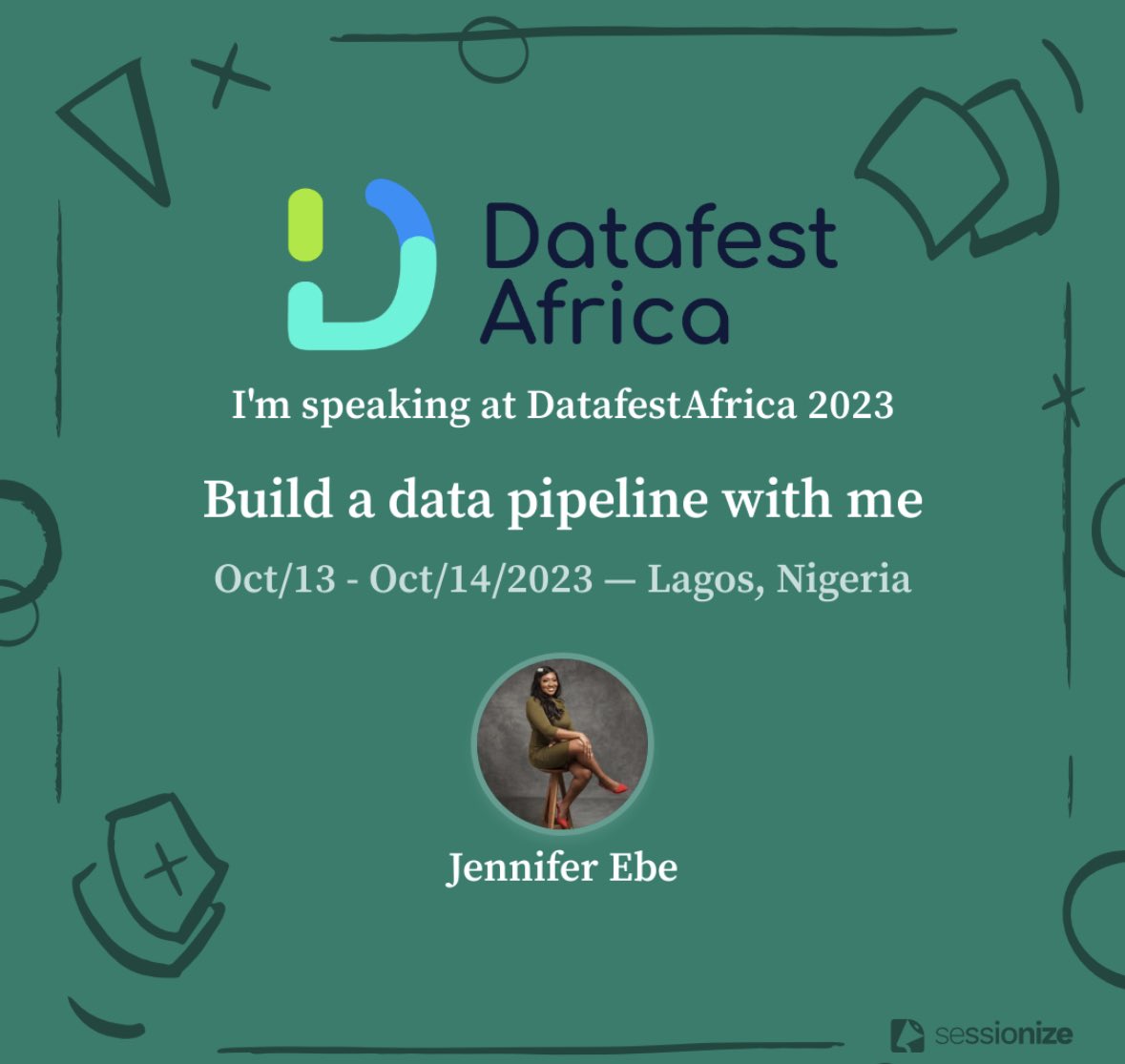 jennifer_ebe's tweet image. Come listen to me ramble on about ETLs at 1:30pm tomorrow! We are gonna have a blast!
#DataFestAfrica2023