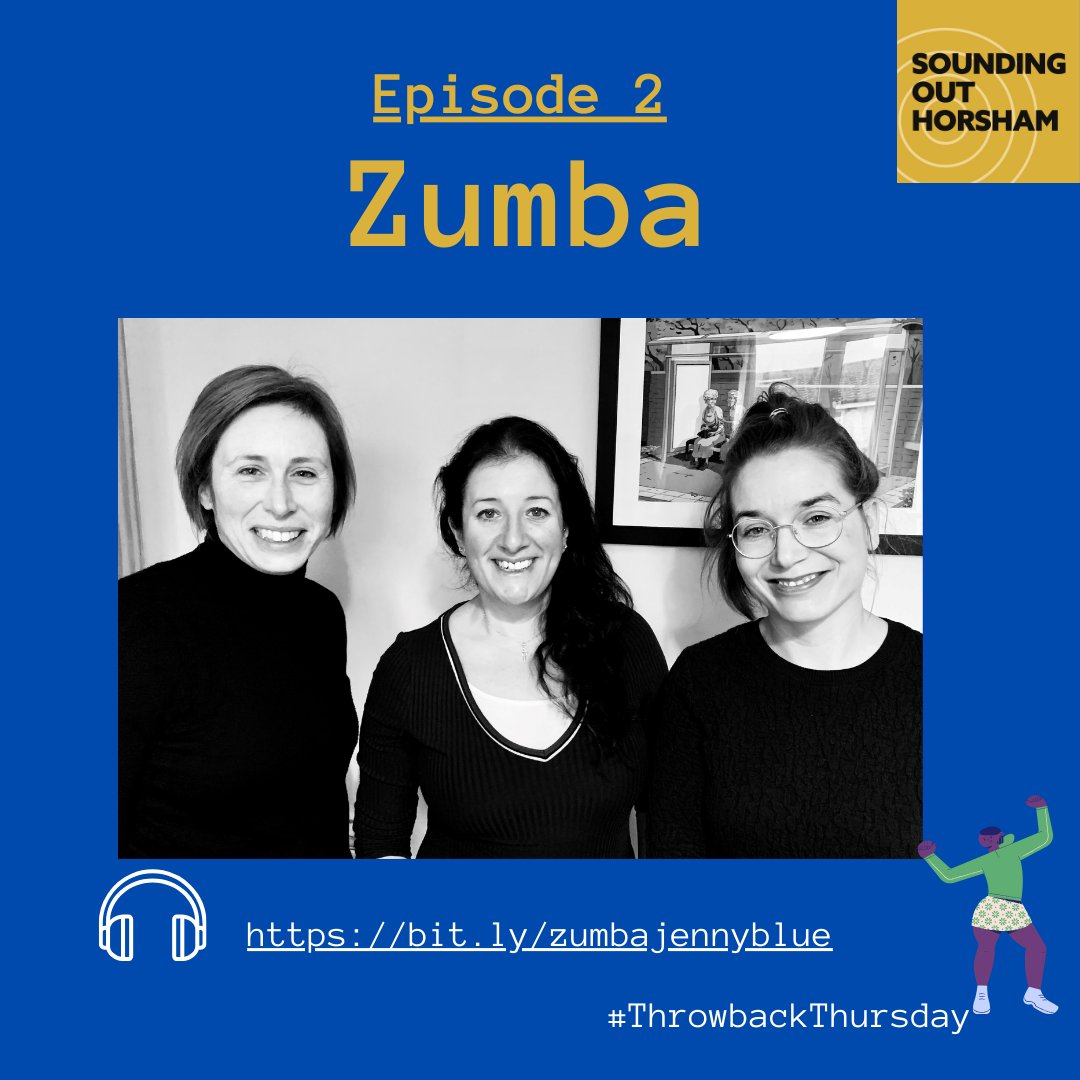 For #ThrowbackThursday we're re-sharing our 1st episode with a guest - Zumba with <a href="/jenny_bluey/">Jenny Blue</a> 

Recorded back in 2019 we spoke to Jenny about #Zumba and the benefits of dance on our physical and mental health
🎧bit.ly/zumbajennyblue on @podbean #podcasts #horsham