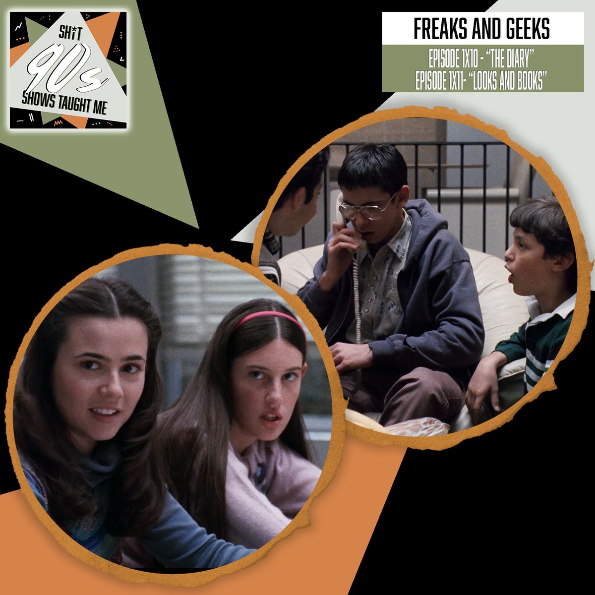 Shit90sPod's tweet image. Join us as we recap S1E10/11 of #FreaksandGeeks, “The Diary” and “Looks and Books” ! 

We chat about snooping in diaries, car accidents, and getting picked last in Physical Education.