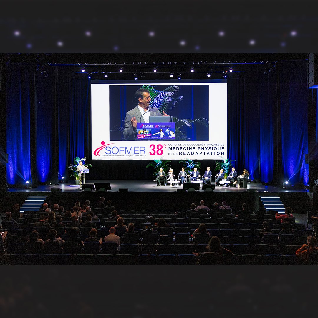 SOFMERofficiel's tweet photo. #SOFMER2023 : TOP DÉPART !
Lancement du congrès SOFMER 2023, Pr Eric Vérin, président de cette 38e édition.
Suivie d'une session plénière animée par le
Pr. F. Genet et notamment M. @epat4
#congresmedical #medicalcongress2023
#jo2024 #jeuxolympiques2024
#jeuxparalympiques https://t.co/6XVIWENUHr