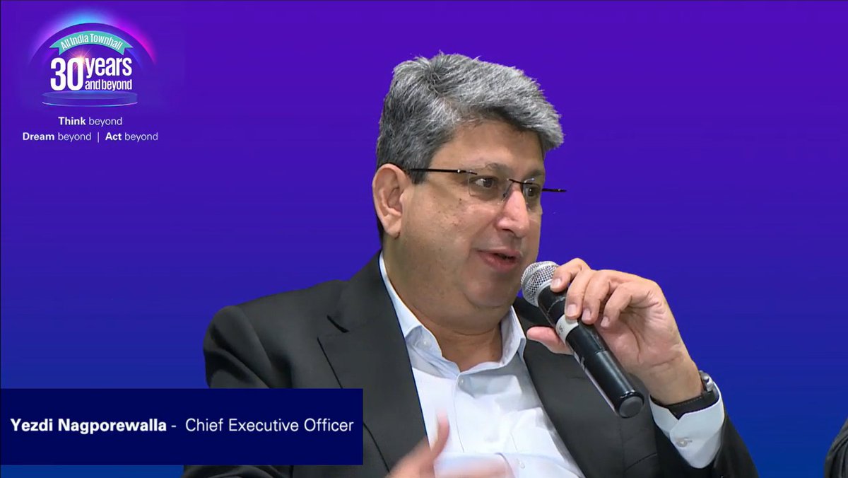 KPMGIndia's tweet image. #KPMGIndia30 | Yezdi Nagporewalla, CEO, KPMG in India: As we mark three incredible decades, it's a momentous occasion for KPMG in India. Our journey has been shaped by our unique #culture, unwavering warmth, and the dedication of our incredible colleagues | #clearchoice