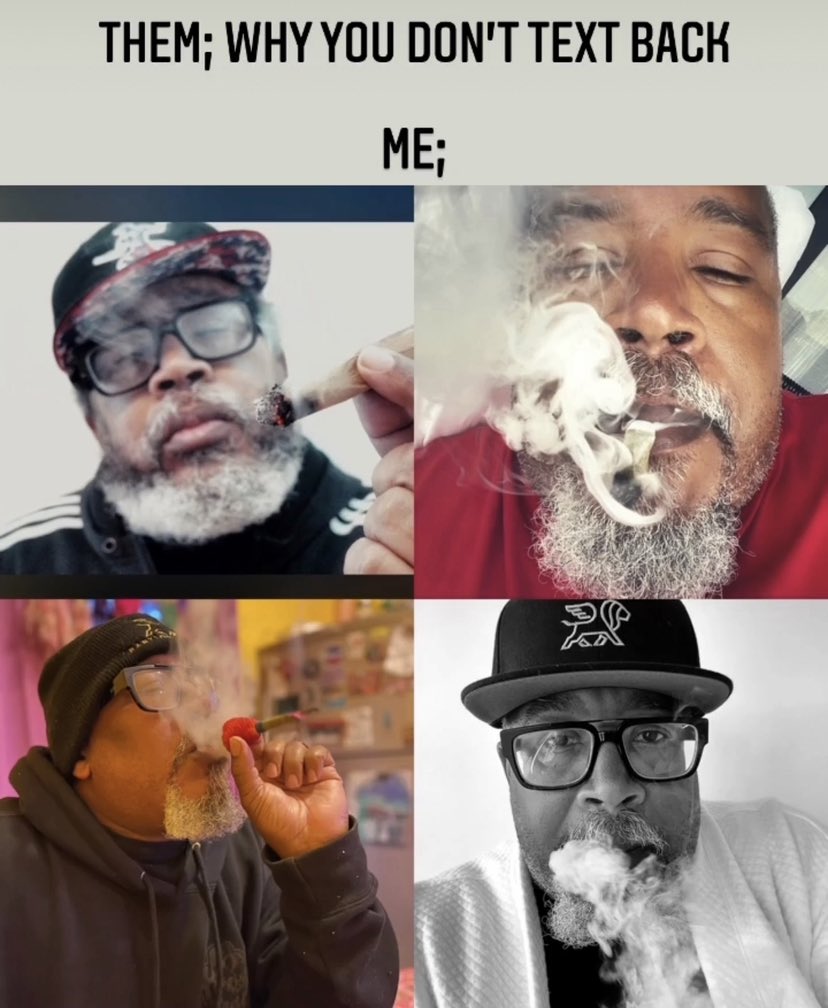 ChronicSession's tweet image. #BigFacts me hands are full.. how can I #textback lol #thechronicsession #itsalifestyle