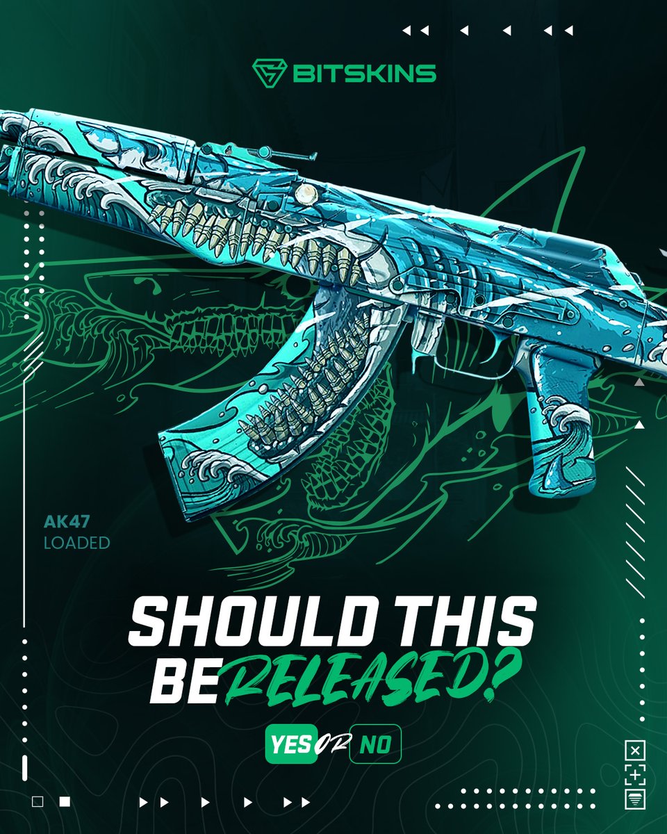 AK-47 "Loaded" features a shark with bullets instead of teeth.

🟢 or 🚫

Made by <a href="/MGBazz/">MGBazz</a>