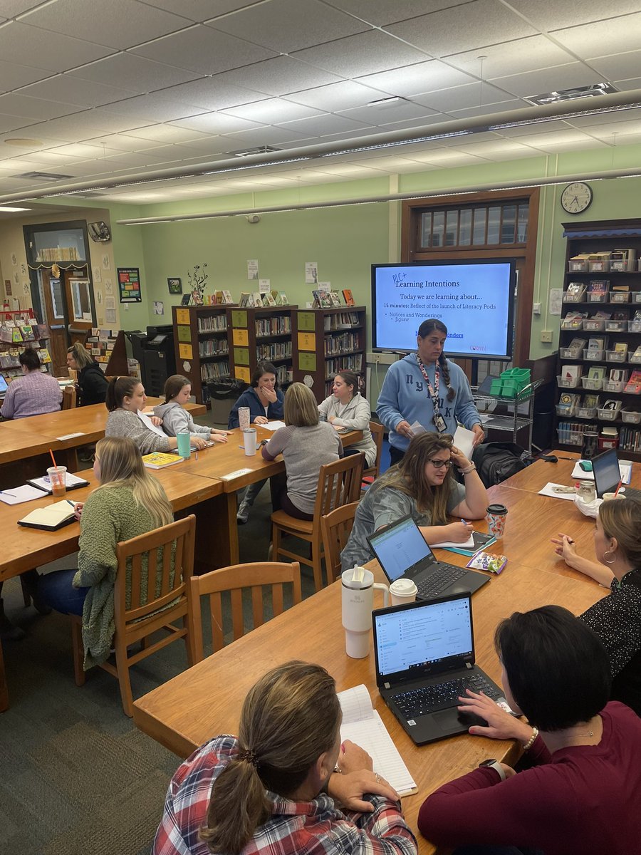 Our teachers utilizing the <a href="/DataWiseHarvard/">Data Wise</a>  process and the PLC+ framework for <a href="/VisibleLearning/">Visible Learning</a> <a href="/Dave_Nagel1/">Dave Nagel</a> <a href="/BruPott/">Bruce Potter</a> <a href="/Kmbrly_Ross/">Kimberly Ross</a> to look deeply the launch of this years literacy pods <a href="/MrsBoucheyGI/">Stephanie Bouchey</a> <a href="/NicoleL77388907/">Nicole Littlejohn</a> #itsanewday