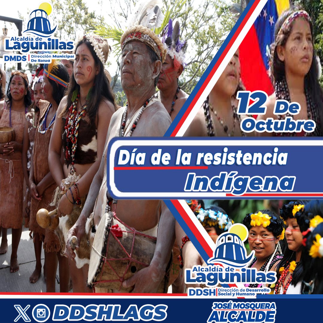ddshlags's tweet photo. #12DeOct conmemoramos el Día de la Resistencia Indígena, una fecha que nos recuerda la lucha y resistencia de los pueblos originarios contra la opresión y el colonialismo.
#DiaDeLaResistenciaIndigena https://t.co/IXwisJkNju