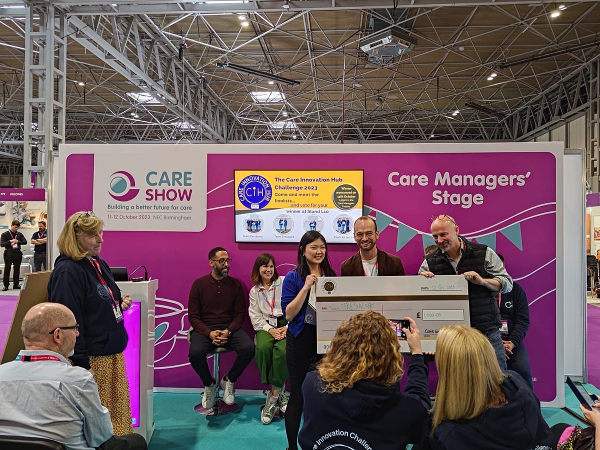 CareShow's tweet image. Congratulations to the winners of the Care Innovation Hub Challenge 2024, Team Tresacare 
#CareShow2023