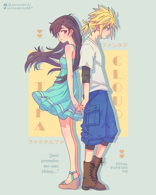 planning a tote bag with this design  what do you think?  #cloti #tifa #cloud #FF7R 