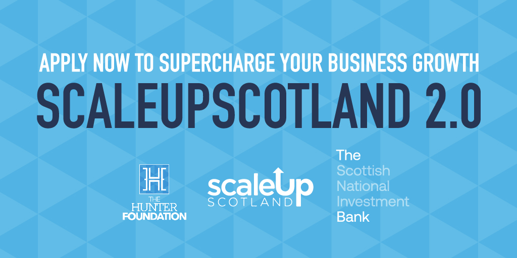 TheHunterFoundation (@thunterf) on Twitter photo Calling ambitious businesses in Scotland! The 2nd #ScaleUpScotland 2.0 will launch from Jan '24, helping businesses to supercharge growth to £100 million+ in 5 years. More info at scaleupscotland.co.uk, apply at scaleup@thehunterfoundation.co.uk before Oct 31! <a href="/SirTomhunter/">Sir Tom hunter</a> Calling ambitious businesses in Scotland! The 2nd #ScaleUpScotland 2.0 will launch from Jan '24, helping businesses to supercharge growth to £100 million+ in 5 years. More info at scaleupscotland.co.uk, apply at scaleup@thehunterfoundation.co.uk before Oct 31! <a href="/SirTomhunter/">Sir Tom hunter</a>