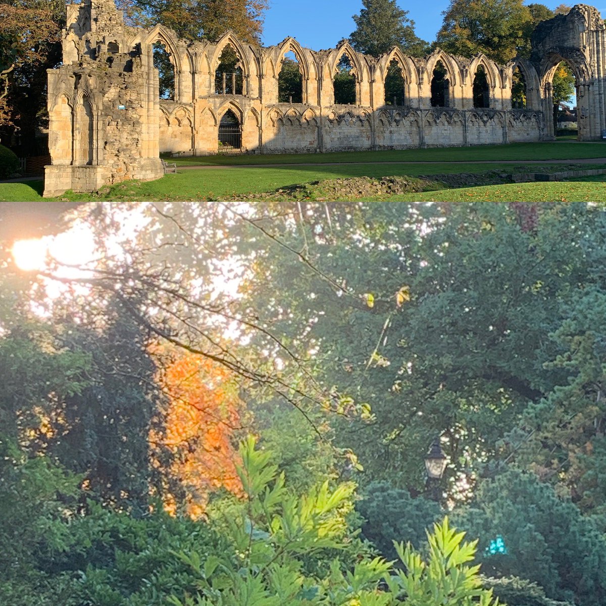 My “office” today is better than yours. Outside meetings about v exciting things for 2024 #museums #events