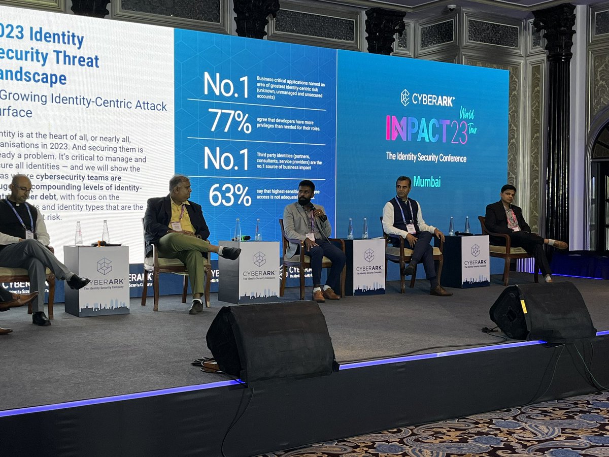jain_achintya's tweet photo. We heard expert takes on evaluating risk, mitigating business impact, and experience-based recommendations on overcoming complexity and exponential growth for cybersecurity professionals.

#ImpactMumbai #IdentitySecurity https://t.co/WcPkn5xsR2