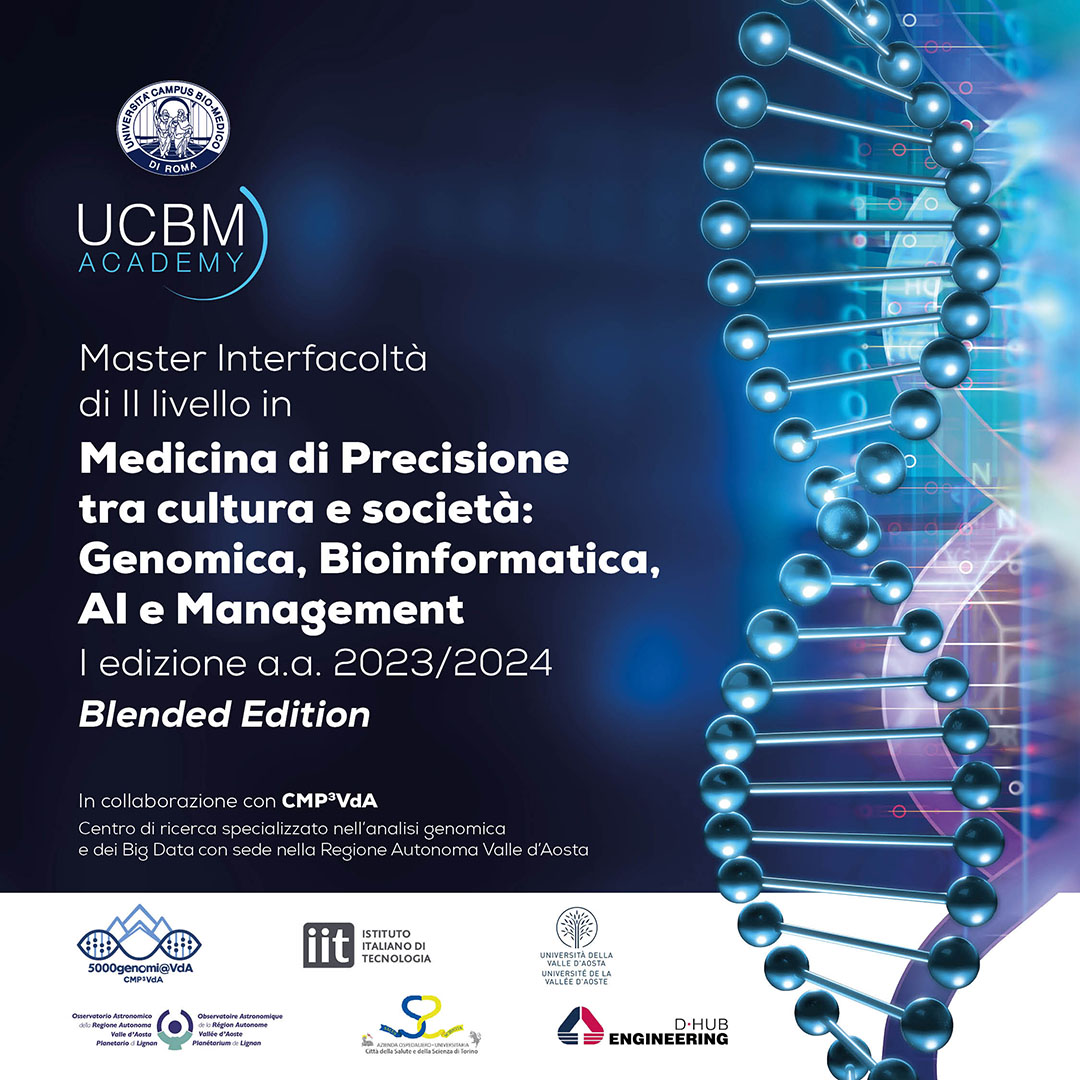 5000genomiVdA (@5000genomi) on Twitter photo Al via la prima edizione del Master di II livello promosso da <a href="/CampusBioMedico/">UCBM</a> e #CMP3VdA. Sono partner del Master: <a href="/cittasalute_to/">AOU CittàdellaSalute</a>, <a href="/EngineeringSpa/">ENGINEERING GROUP</a>, <a href="/IITalk/">IIT</a>, @oavda e Università della Valle d’Aosta. Per informazioni visitare il sito:
unicampus.it/master-phd/mas… Al via la prima edizione del Master di II livello promosso da <a href="/CampusBioMedico/">UCBM</a> e #CMP3VdA. Sono partner del Master: <a href="/cittasalute_to/">AOU CittàdellaSalute</a>, <a href="/EngineeringSpa/">ENGINEERING GROUP</a>, <a href="/IITalk/">IIT</a>, @oavda e Università della Valle d’Aosta. Per informazioni visitare il sito:
unicampus.it/master-phd/mas…