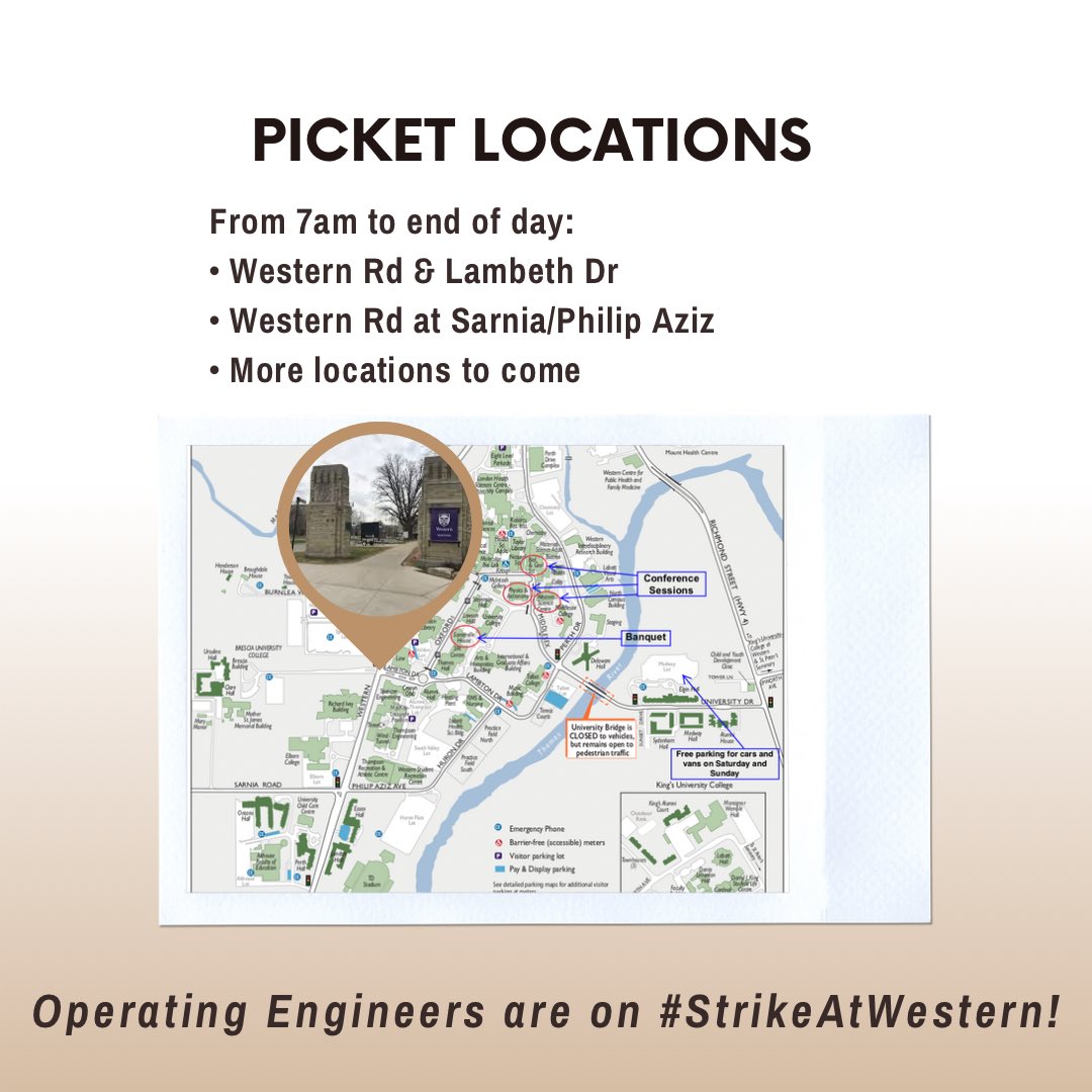 Operating Engineers are on #StrikeAtWestern! @WesternU