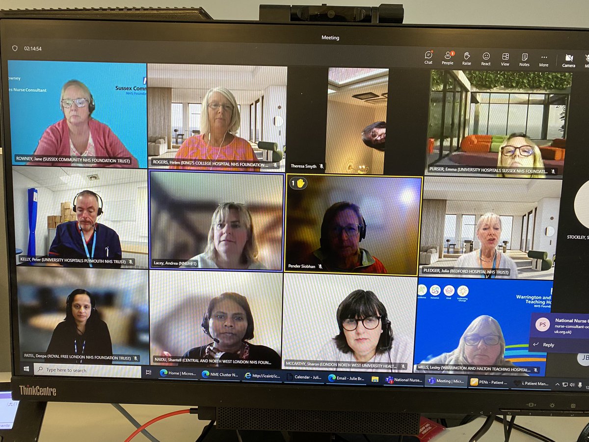 Great to meet today
Nurse Consultants in Diabetes across the country &amp; from different providers &amp; sectors 
Discussing 
👉🏼career progression for DSNs
👉🏼new roles
👉🏼changing services
👉🏼addressing inequality in services 
👉🏼supporting each other 
👉🏼being heard 
#strongertogether