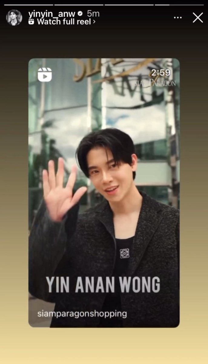 GardenKed's tweet photo. A.Wong IGs update:
รูปสวยมาก🥹
#SiamParagon #WorldClassDestination #BeAmazed
#LOEWE #franckmuller
#SiamParagonxYinyinanw
#yinyin_anw @yinyin_anw Yin Anan https://t.co/PEHAqNoHsN