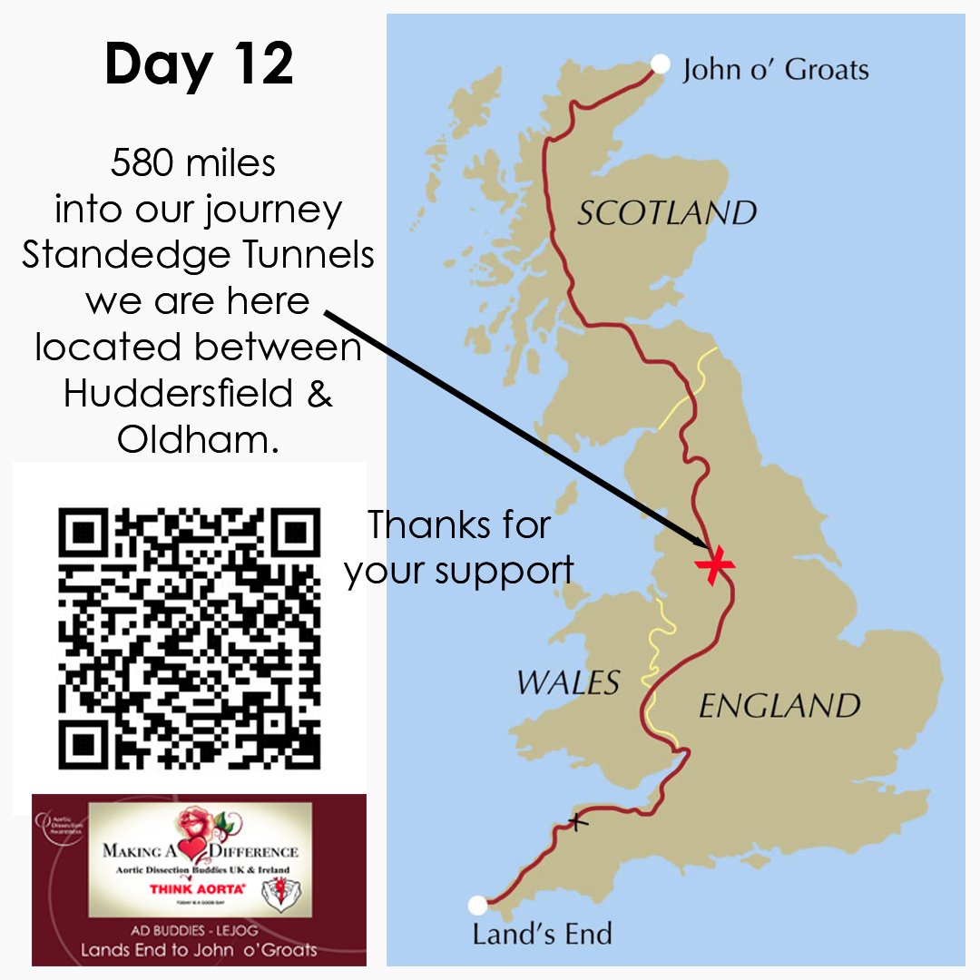 56 #aorticdissection survivors and family members ALL @aortabuddiesuki buddies taking on a virtual LEJOG. 1,375-MILE-WALK in support of their charity. @AorticDissectUK justgiving.com/campaign/adbud… Please share and support if you can. #ABLEJOG @Telegraph @DailyMailUK @JohnRitterFdn