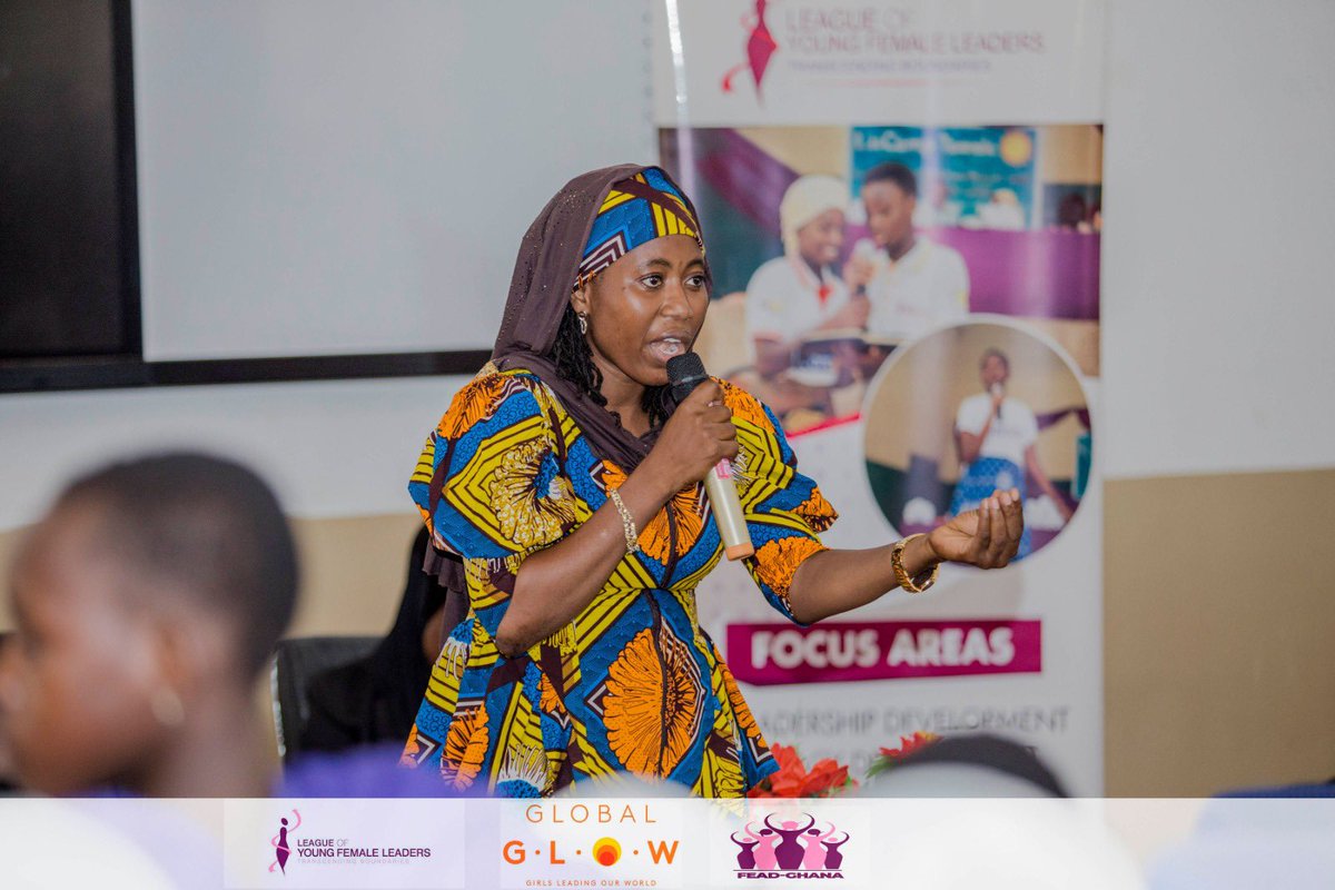 feadghana's tweet photo. Ms. Fayudatu Yakubu (Regional Manager, Lively Minds) spoke on girls rights and responsibilities. She emphasized the need for girls to be conscious about their responsibilities which will give them the power to claim their rights.

#IDG2023 #GenerationEquality #GirlsRightsNow https://t.co/xLbq0LkX7v