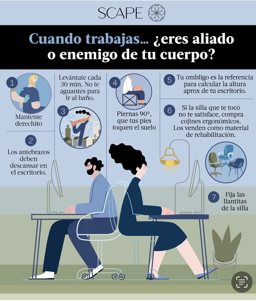 Algunos consejos para cómo mejorar tu bienestar en el trabajo. Los pequeños cambios son los que hacen la mayor diferencia. ✨

#bienestar #bienestarlaboral #wellness