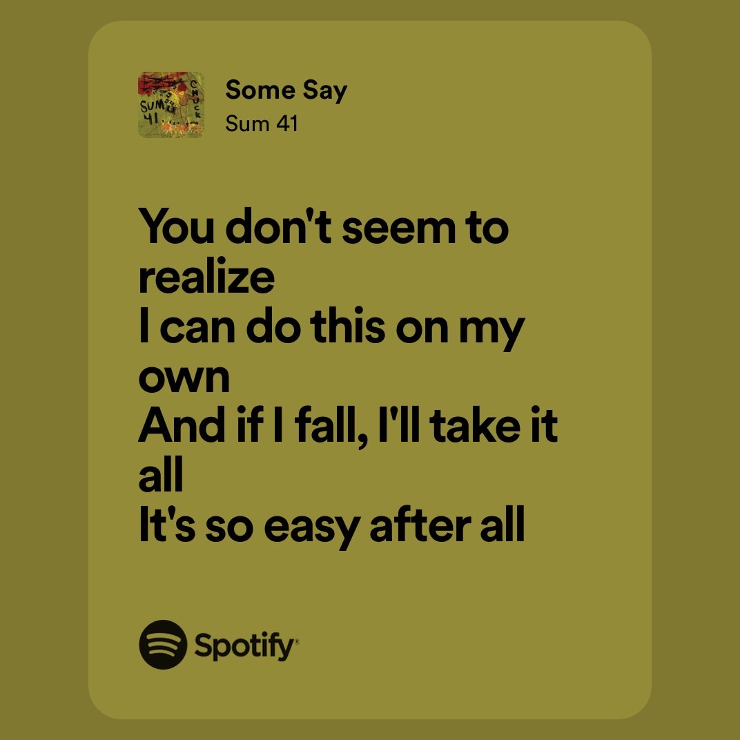 Sum 41 - With Me Lyrics