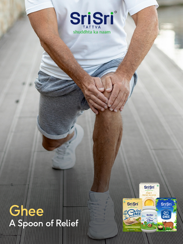 Looking for a natural way to soothe arthritis? Ghee might be your golden ticket. According to Ayurveda, ghee's natural lubrication, anti-inflammatory, and digestive benefits help ease arthritis discomfort.